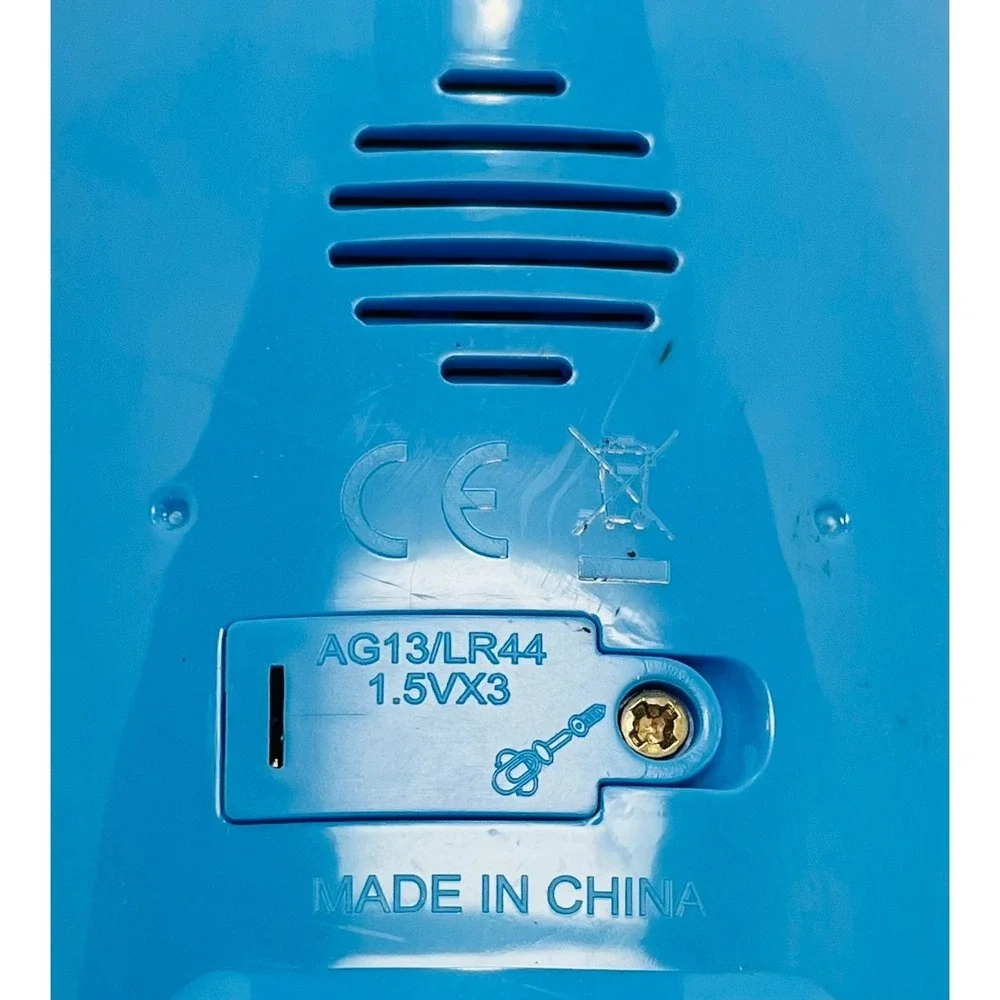 Wanborns Blue White Toy Airplane Set with Light and Sound 2 Figures Kids Play